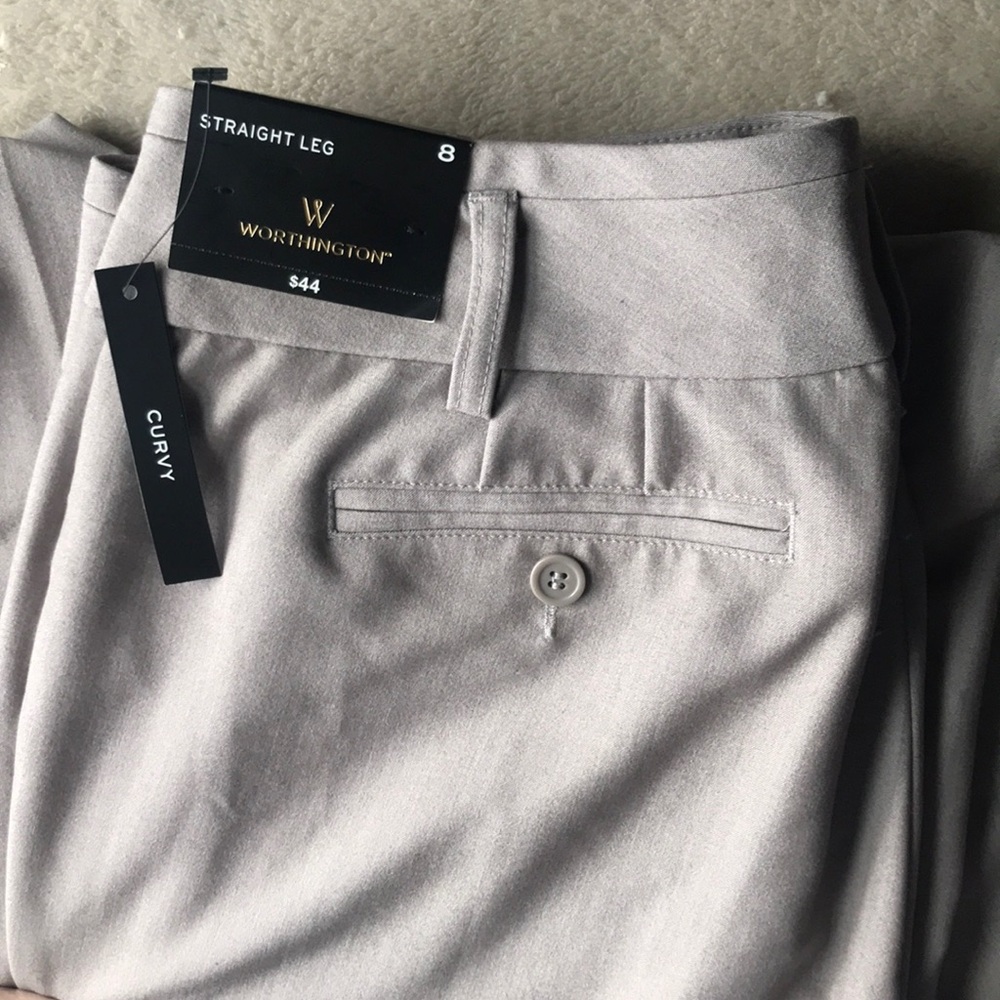 Straight leg Worthington  8 curvy dress pant NWT